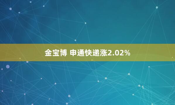 金宝博 申通快递涨2.02%